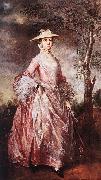 GAINSBOROUGH, Thomas Mary, Countess of Howe sd oil painting on canvas